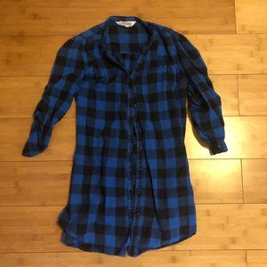 Blue and Black Flannel